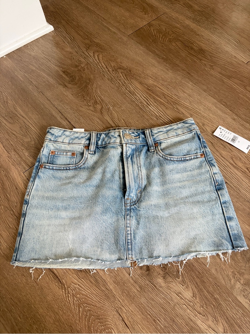 Princess Polly denim mini skirt